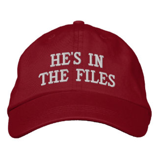 Gorra Bordada He's in the Files