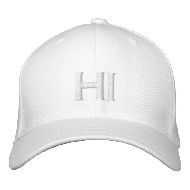 Gorra Bordada HI para el café Hawaii (Anverso)
