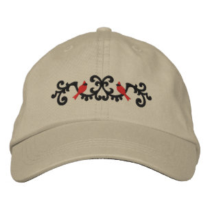 Gorra Bordada Hierro forjado y cardenales