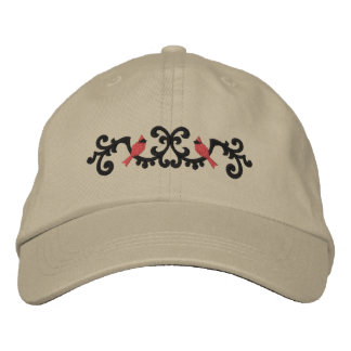 Gorra Bordada Hierro forjado y cardenales