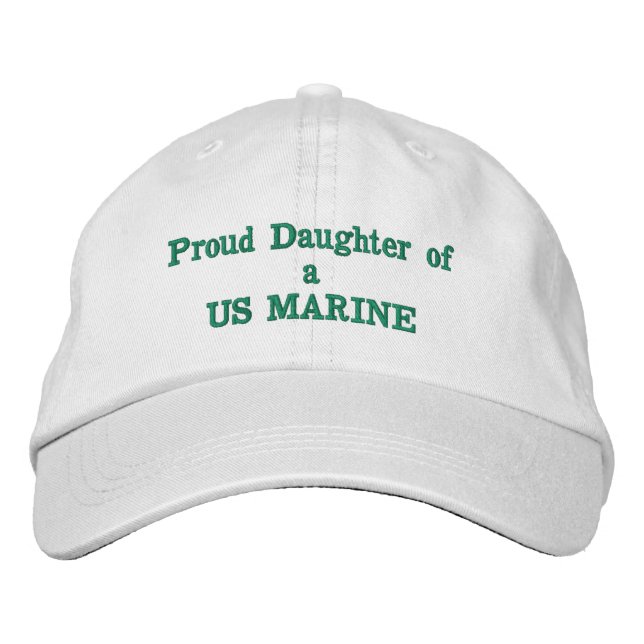 Gorra Bordada Hija de US MARINE (Anverso)