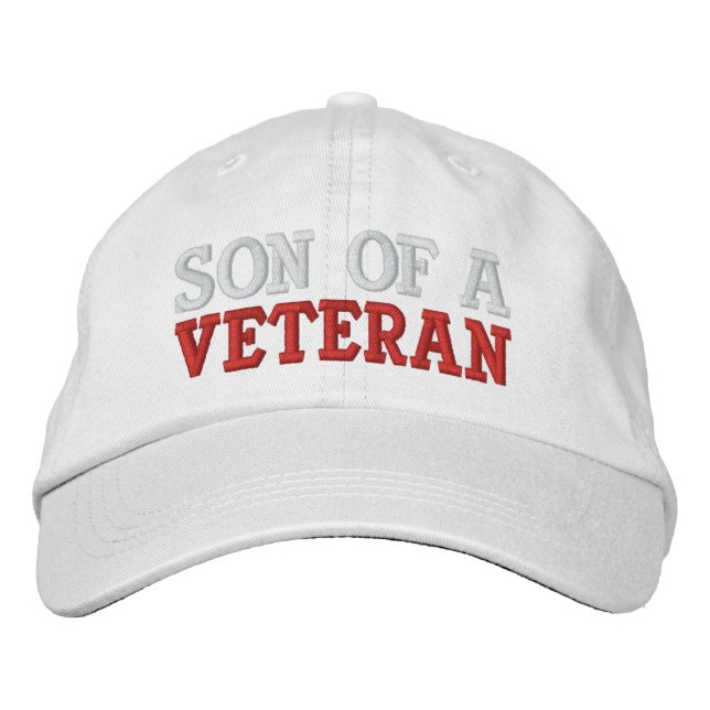 GORRA BORDADA HIJO DE UN VETERANO (Anverso)
