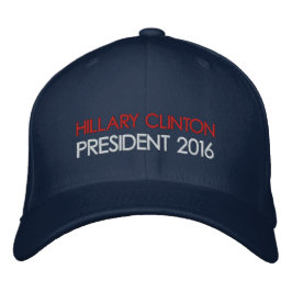Gorra Bordada HILLARY CLINTON Presidente 2016