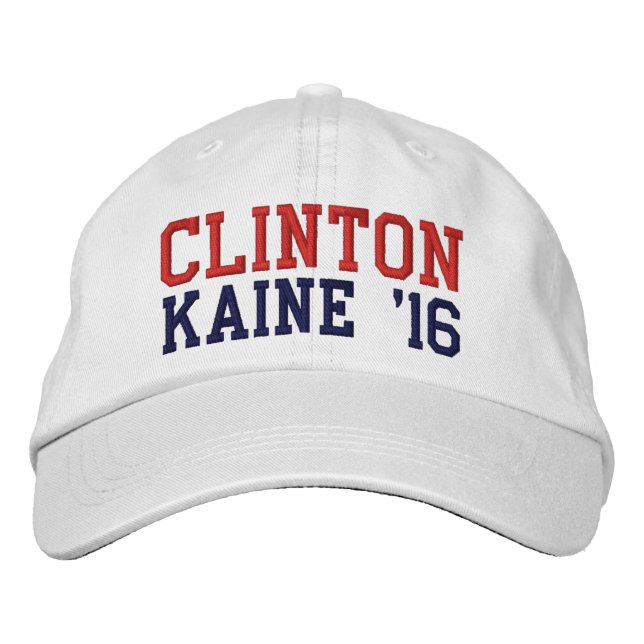 Gorra Bordada Hillary Clinton Tim Kaine 2016 (Anverso)