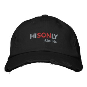 Gorra Bordada HISONIA Cita Biblia Personalizar