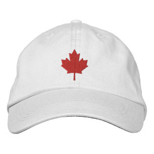 Gorra Bordada Hojas de arce de Canadá