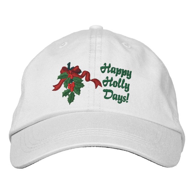 Gorra Bordada Holly Days (Anverso)
