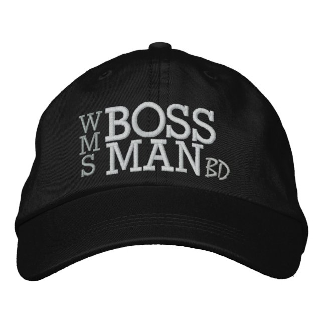 GORRA BORDADA HOMBRE DE JEFE (Anverso)