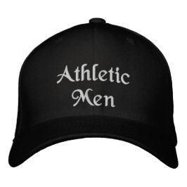 Gorra Bordada Hombres atléticos con texto personalizado de fuerz