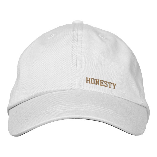 Gorra Bordada Honestidad (Anverso)