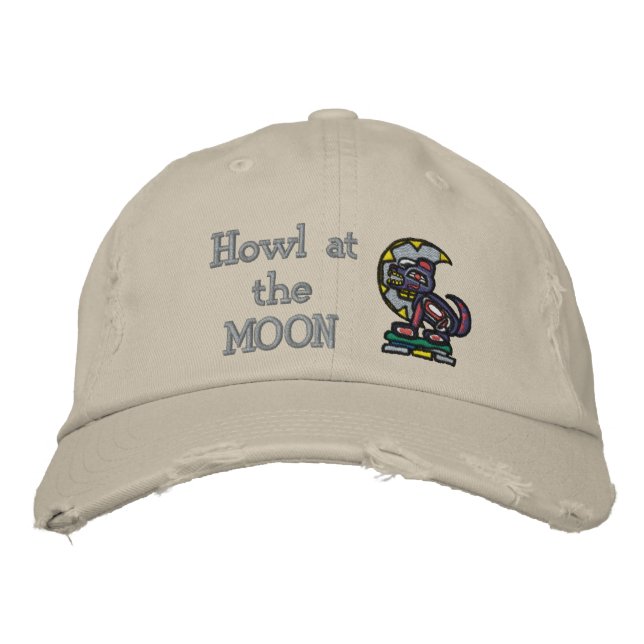 Gorra Bordada Howl at the MOON (Anverso)