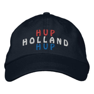 Gorra Bordada Hup Holanda Hup Fanático del Fútbol Naranja de los