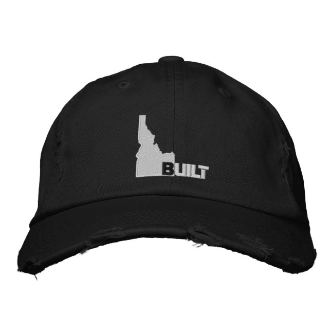 Gorra Bordada Idaho Construyó Un Centro Clásico Bebisbol Embroga (Anverso)