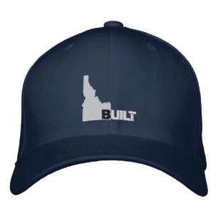 Gorra Bordada Idaho Construyó Un Centro Embrodado De Béisbol