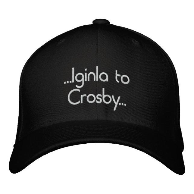 Gorra Bordada Iginla a Crosby (Anverso)