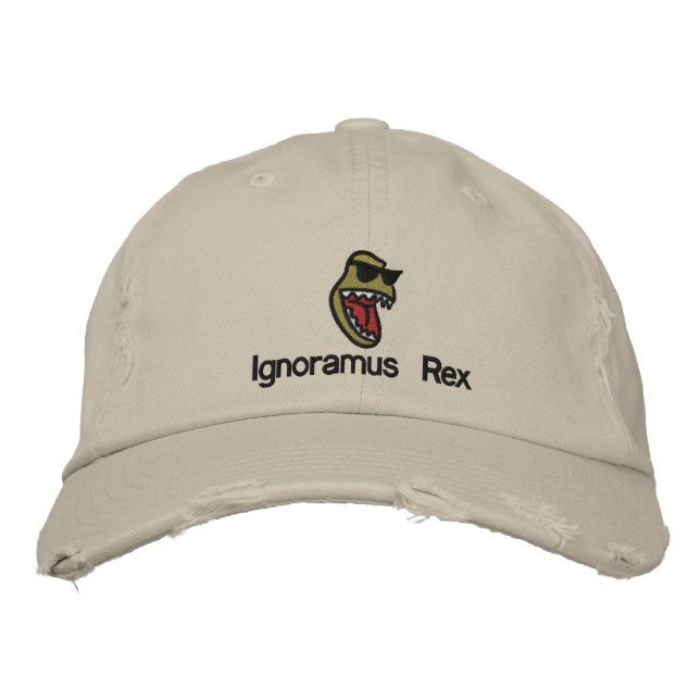 Gorra Bordada Ignoramus Rex (Anverso)