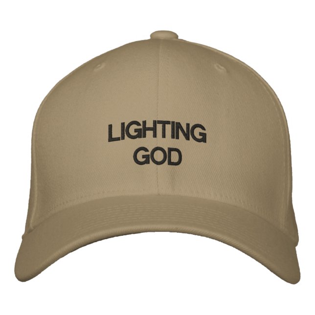 Gorra Bordada Iluminar a Dios (Anverso)