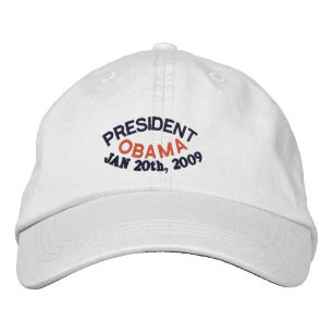 GORRA BORDADA INAUGURACIÓN DEL PRESIDENTE BARACK OBAMA