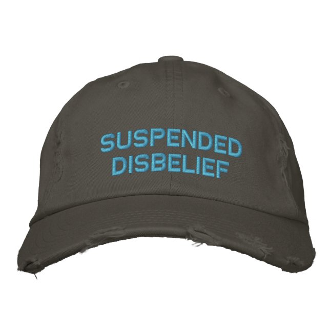 Gorra Bordada incrédulo suspendido (Anverso)