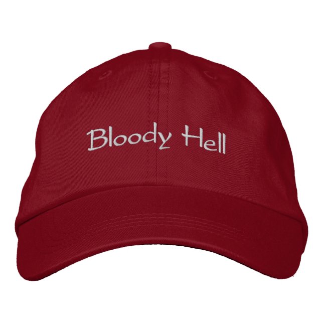 Gorra Bordada Infierno Sangriento (Anverso)