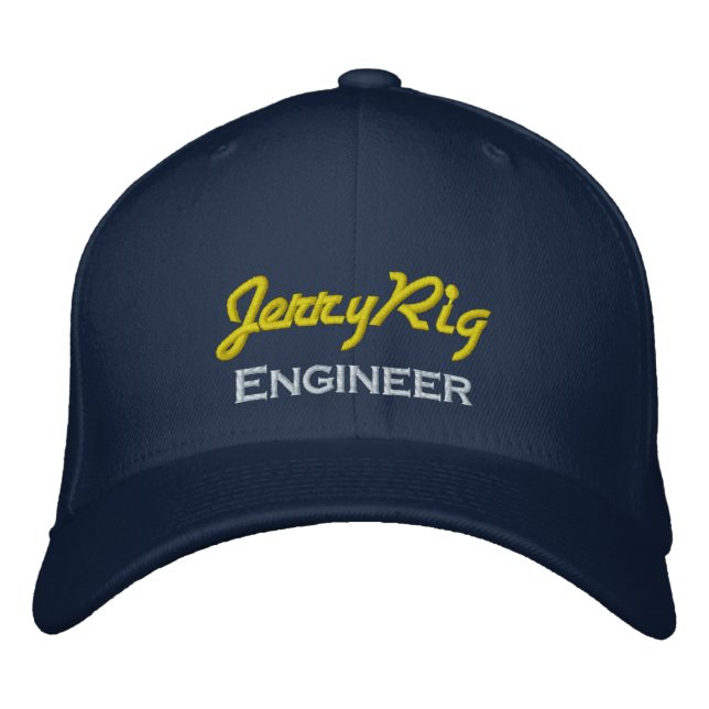 Gorra Bordada Ingeniero divertido (Anverso)