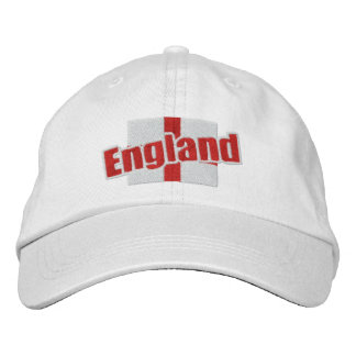Gorra Bordada Inglaterra St Georges Cruz Bandera Patriótica Con 