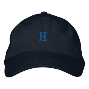 Gorra Bordada Inicial H - Letra Carácter Monograma Sombrero Guap