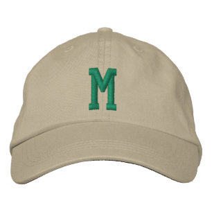 Gorra Bordada Inicial Negrita de Monograma Personalizado