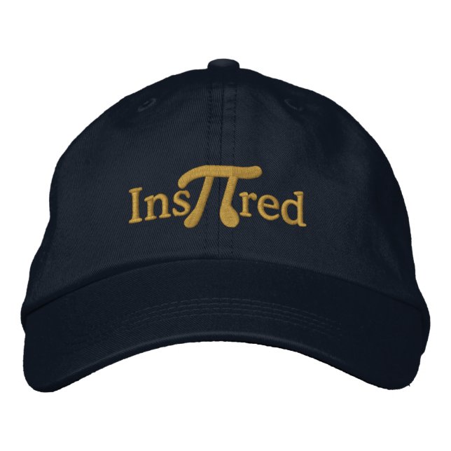 Gorra Bordada Inspirado con Pi (Anverso)