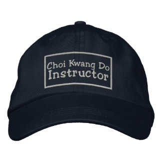 Gorra Bordada Instructor Choi Kwang Do