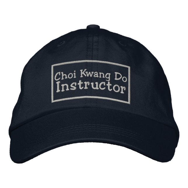 Gorra Bordada Instructor Choi Kwang Do (Anverso)