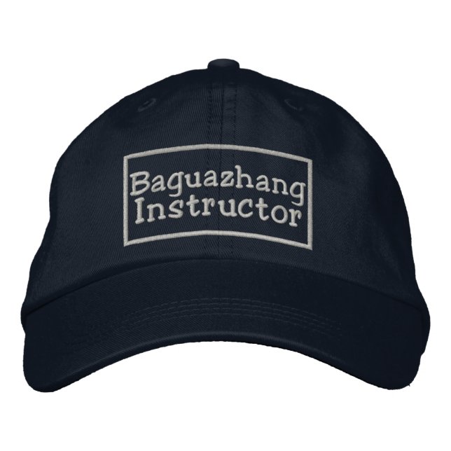 Gorra Bordada Instructor de Baguazhang (Anverso)