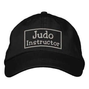 Gorra Bordada Instructor de Judo