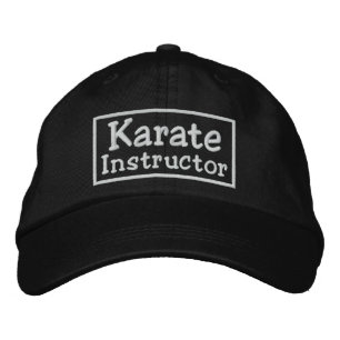 Gorra Bordada Instructor de Karate