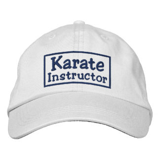 Gorra Bordada Instructor de Karate