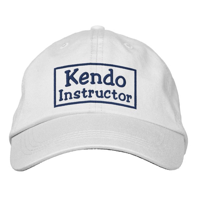 Gorra Bordada Instructor de Kendo (Anverso)