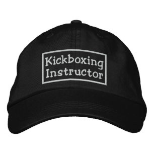 Gorra Bordada Instructor de Kickboxing