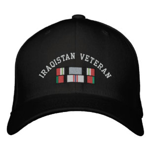 Gorra Bordada Iraq Veterano de Afganistán