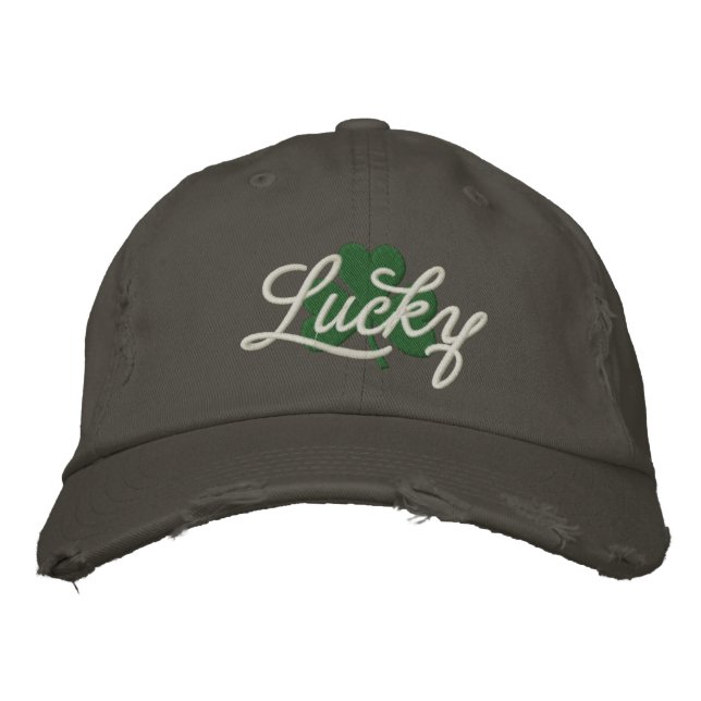 Gorra Bordada Irlandés Lucky (Anverso)