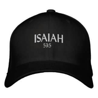 Gorra Bordada ISAIAH 53:5 (añadir nombre o iniciales)