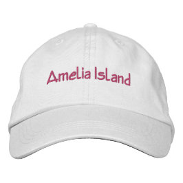 Gorra Bordada Isla Amelia Florida