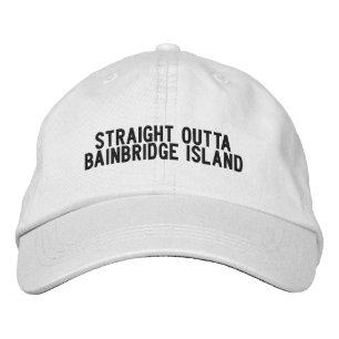 Gorra Bordada ISLA BAINBRIDGE Washington Sombrero