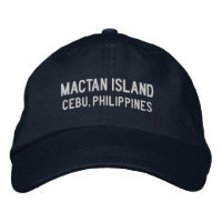 Isla de Mactan Cebu Filipinas Sombrero de béisbol