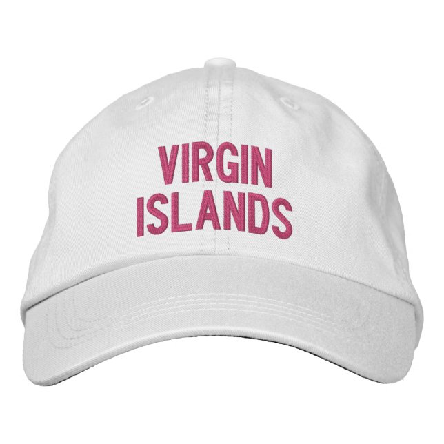 GORRA BORDADA ISLAS VIRGEN (Anverso)