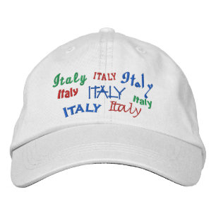Gorra Bordada Italia