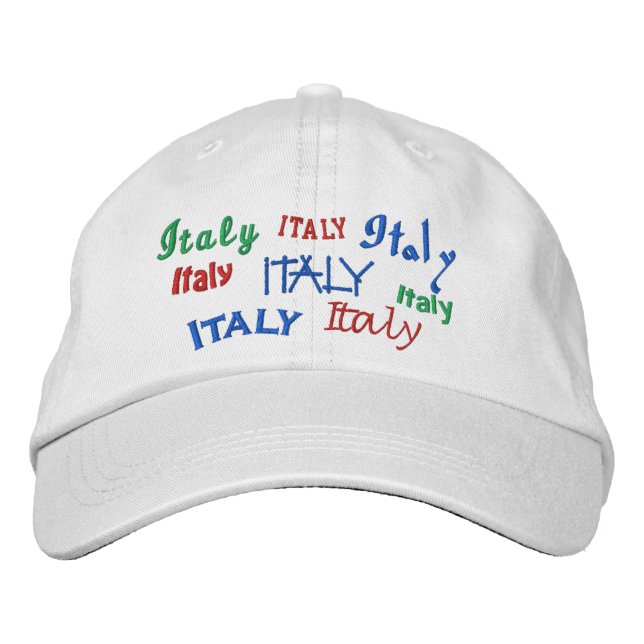Gorra Bordada italia (Anverso)