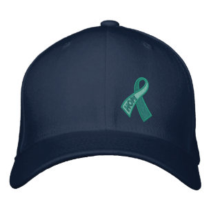 Gorra Bordada Jade Hope Cancer Ribbon Awareness