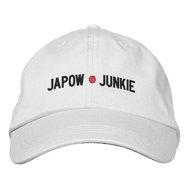 Gorra Bordada Japow Junkie  (Anverso)