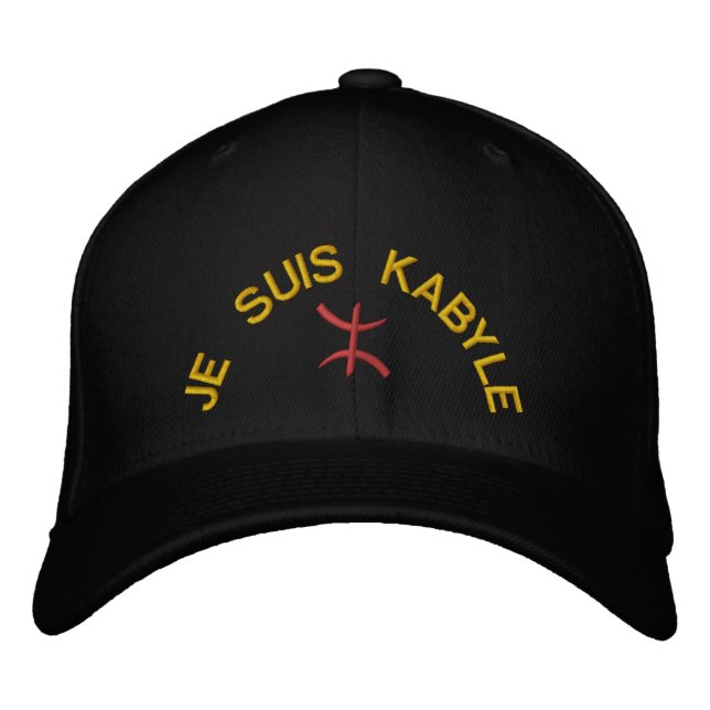 Gorra Bordada Je Suis Kabyle (Anverso)
