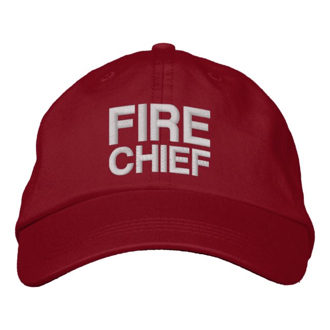 GORRA BORDADA JEFE DE INCENDIOS (Anverso)